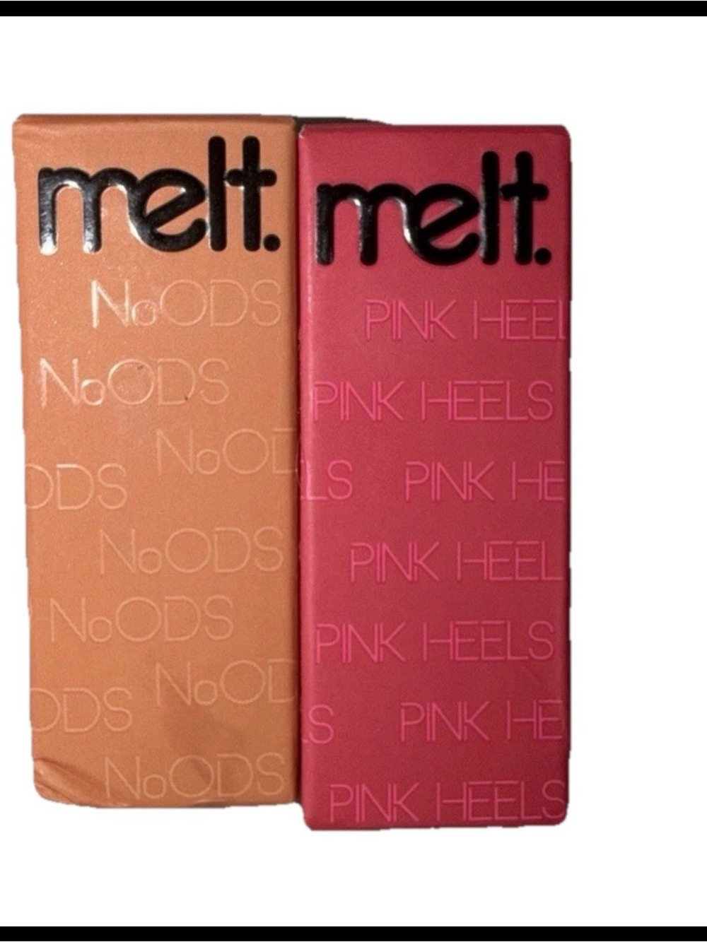 Melt Cosmetics Lip Gloss Duo — Peach & Pink